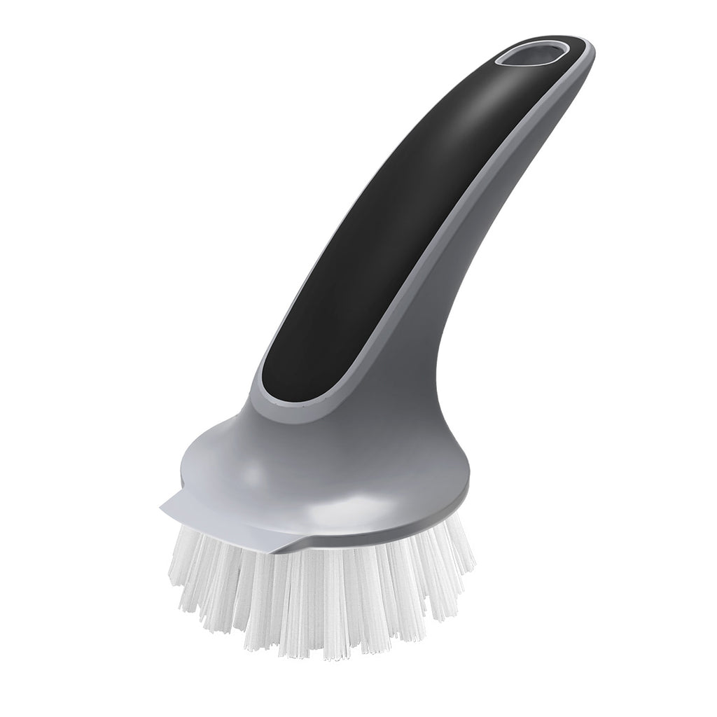 MR.SIGA Soap Dispensing Dish Brush, Kitchen Brush for Pot Pan Sink  Cleaning, Black