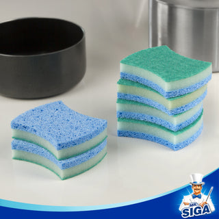 MR.SIGA Multi-Use Cellulose Scrub Sponge