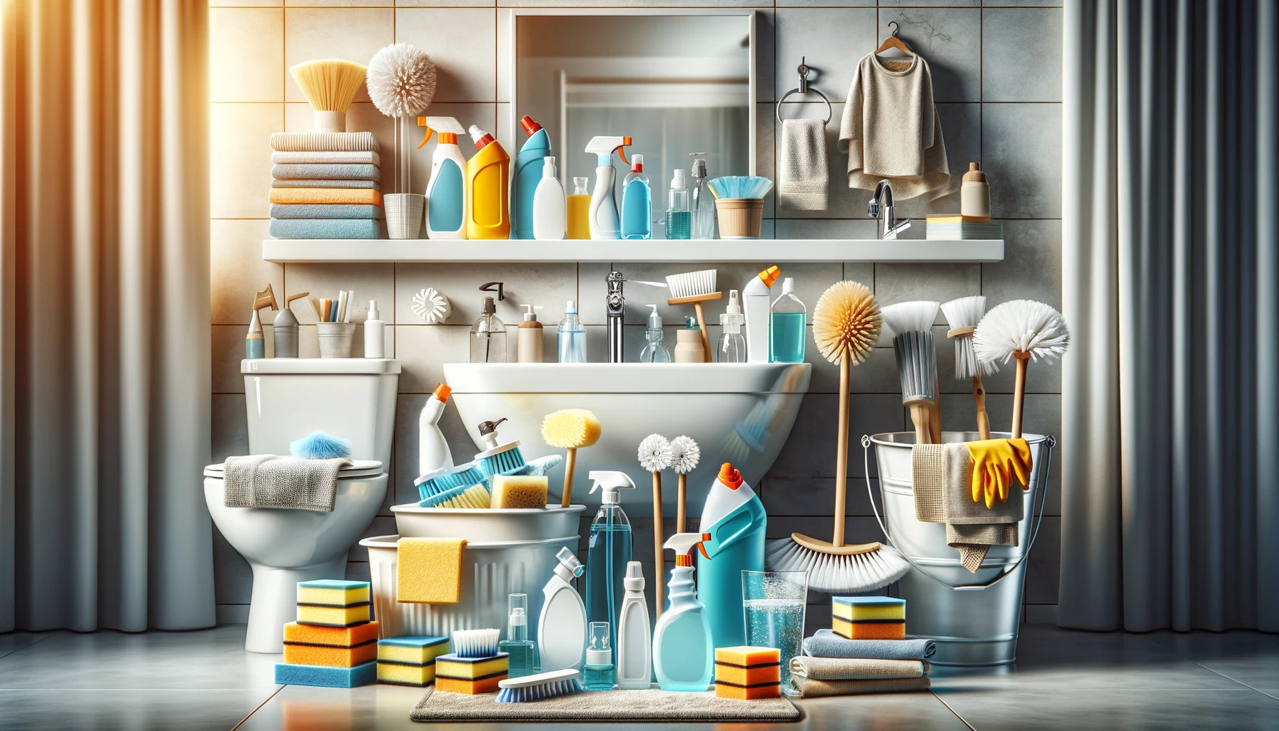 10 Must Have Bathroom Cleaning Supplies For A Sparkling Space MR SIGA 10 must have bathroom cleaning supplies for a sparkling space mr siga