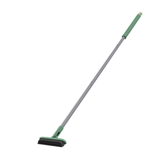 MR.SIGA Recycled Material Heavy Duty Grout Scrub Brush with Long Handle, Shower Floor Scrubber for Cleaning