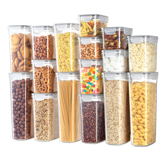 16 peças Airtight Food Storage Container Set