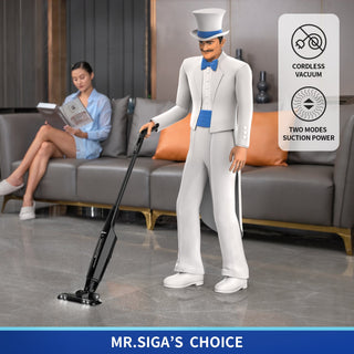 MR.SIGAコードレス掃除機、ハードフロアドライクリーニング用の軽量スティック掃除機