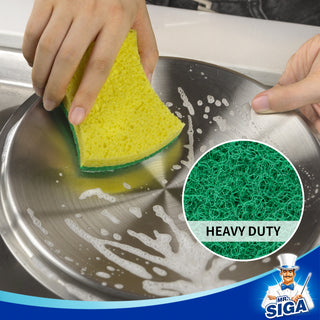 Household Kitchen Green Pad Scrub Sponge Dish Scrubber - China Nylon  Scourer and Scourer price