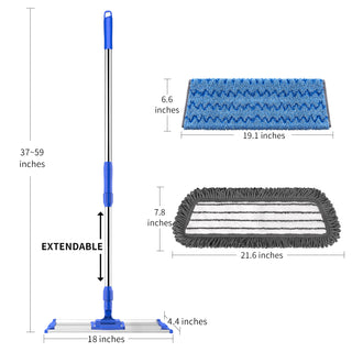 MR.SIGA 18" Professioneller Mikrofasermopp für die Bodenreinigung (Art.SJ21684)