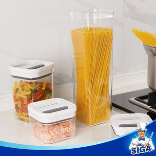 MR.SIGA Conjunto de contenedores de almacenamiento de alimentos herméticos de 8 piezas