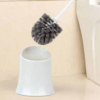 MR.SIGA Ergonomic Handle Toilet Brush with Holder