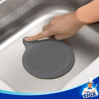 MR.SIGA Silikon-Badewannenstopfen, Abflussstopfen für Dusche, Waschbecken