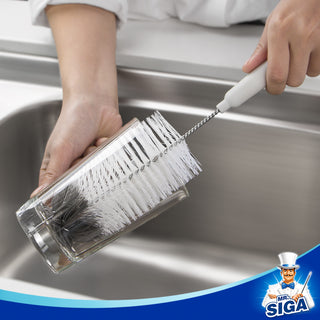 MR.SIGA Kit de nettoyage de brosse à bouteille de 5 paquets avec support de rangement