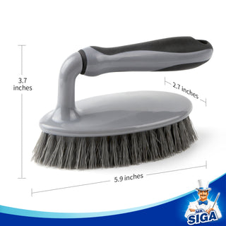 MR.SIGA Heavy Duty Scrub Brush with Comfortable Grip