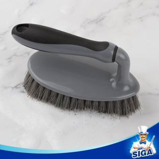 MR.SIGA Heavy Duty Scrub Brush with Comfortable Grip