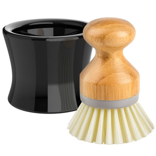 Bamboo Handle Cleaning Brush Scrubber Kitchen Pan Dish Bowl Pot Brush  Household - China Bamboo Dish Brush and Biodegradable price