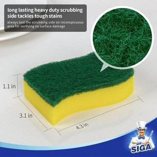 MR.SIGA Heavy Duty Scrub Sponge