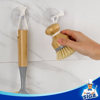 Plastic Kitchen Cleaning Dish Brush with Long Handle - China