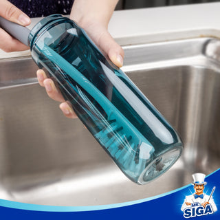 MR.SIGA Conjunto de limpeza de escova de garrafa de água com suporte de armazenamento