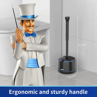 MR.SIGA Toilet Plunger with Holder