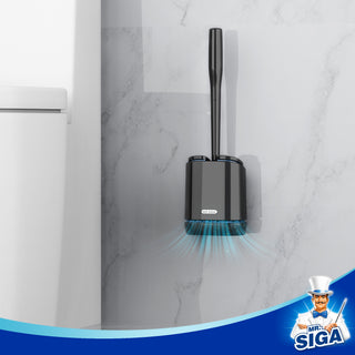 MR.SIGA Escova de vaso sanitário premium flexível com suporte