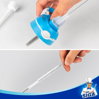 MR.SIGA Kit de nettoyage de brosse à bouteille de 5 paquets avec support de rangement