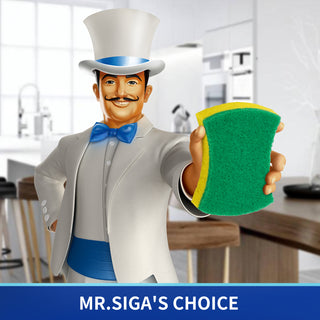 MR.SIGA Heavy Duty Cellulose Scrub Sponge